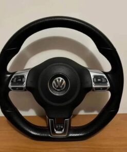 VW Flat-Bottom Multi-Function Leather Steering Wheel